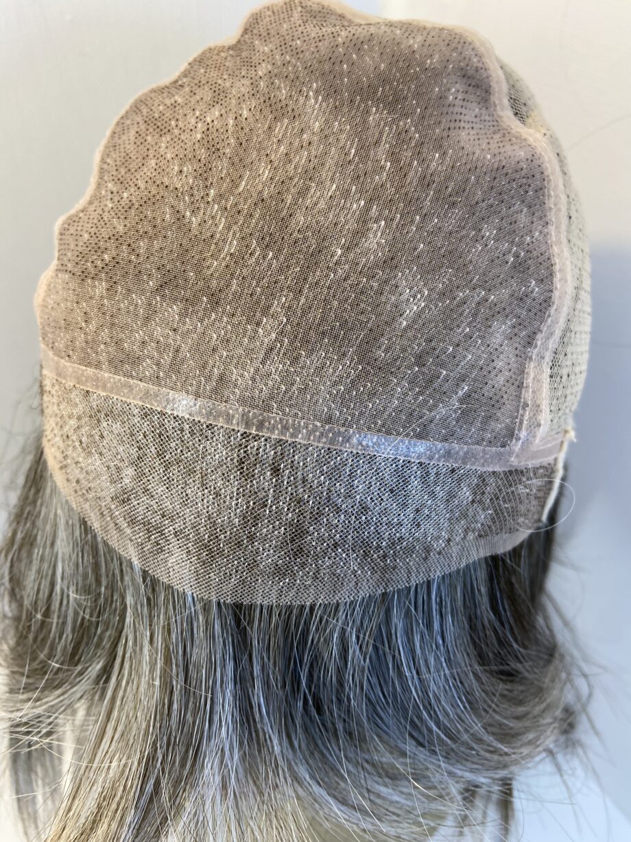 Grey ash blonde lotus long wig. Gbrls594