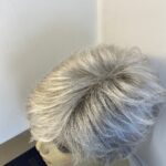 Silver grey short wig. Gsw441
