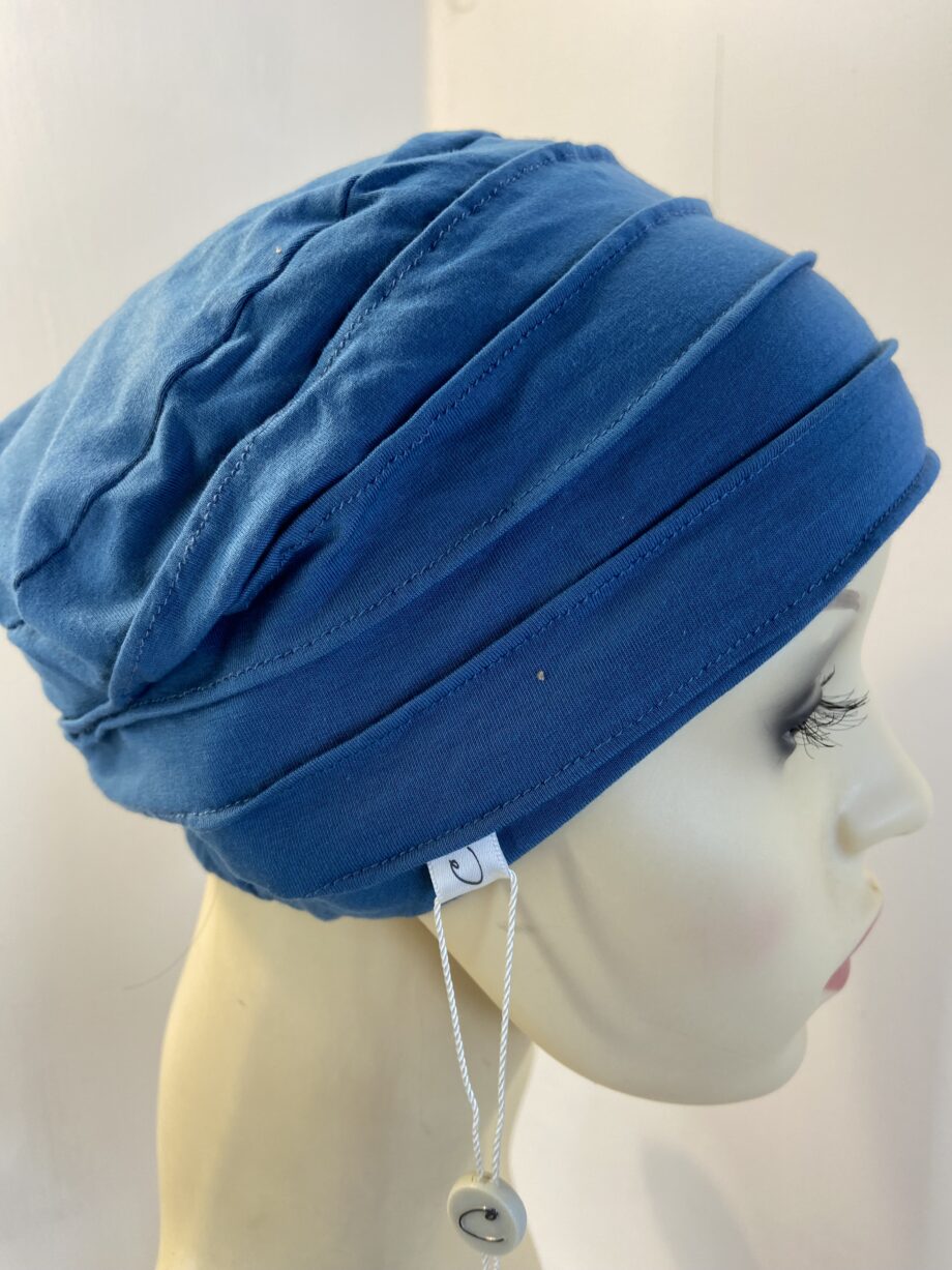 Ocean blue yoga turban 81
