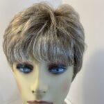Ash blonde short stylish wig. Gss822