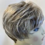 Ash blonde short stylish wig. Gss822