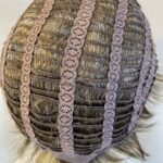 Ash blonde short stylish wig. Gss822