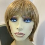 Honey blonde long natural inspired wig. Bblms443