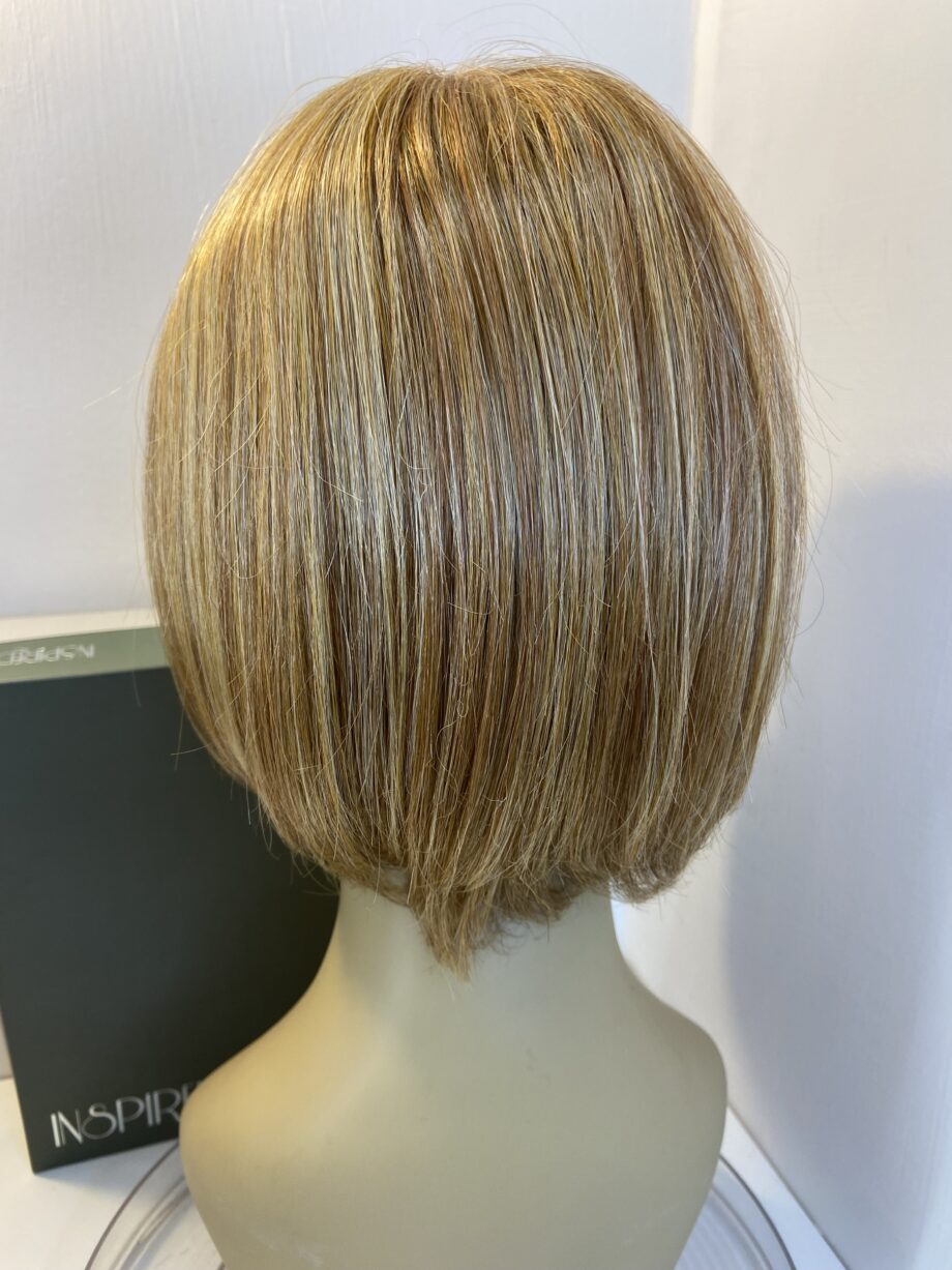 Honey blonde long natural inspired wig. Bblms443
