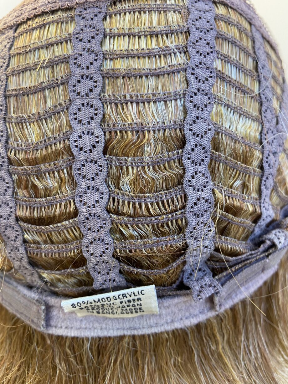 Honey blonde long natural inspired wig. Bblms443
