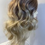 Blonde new long wavy wig. Bllw834