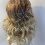 Blonde new long wavy wig. Bllw834