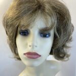 Brown wavy mid length Noriko wig   Blmc837