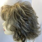 Brown wavy mid length Noriko wig   Blmc837
