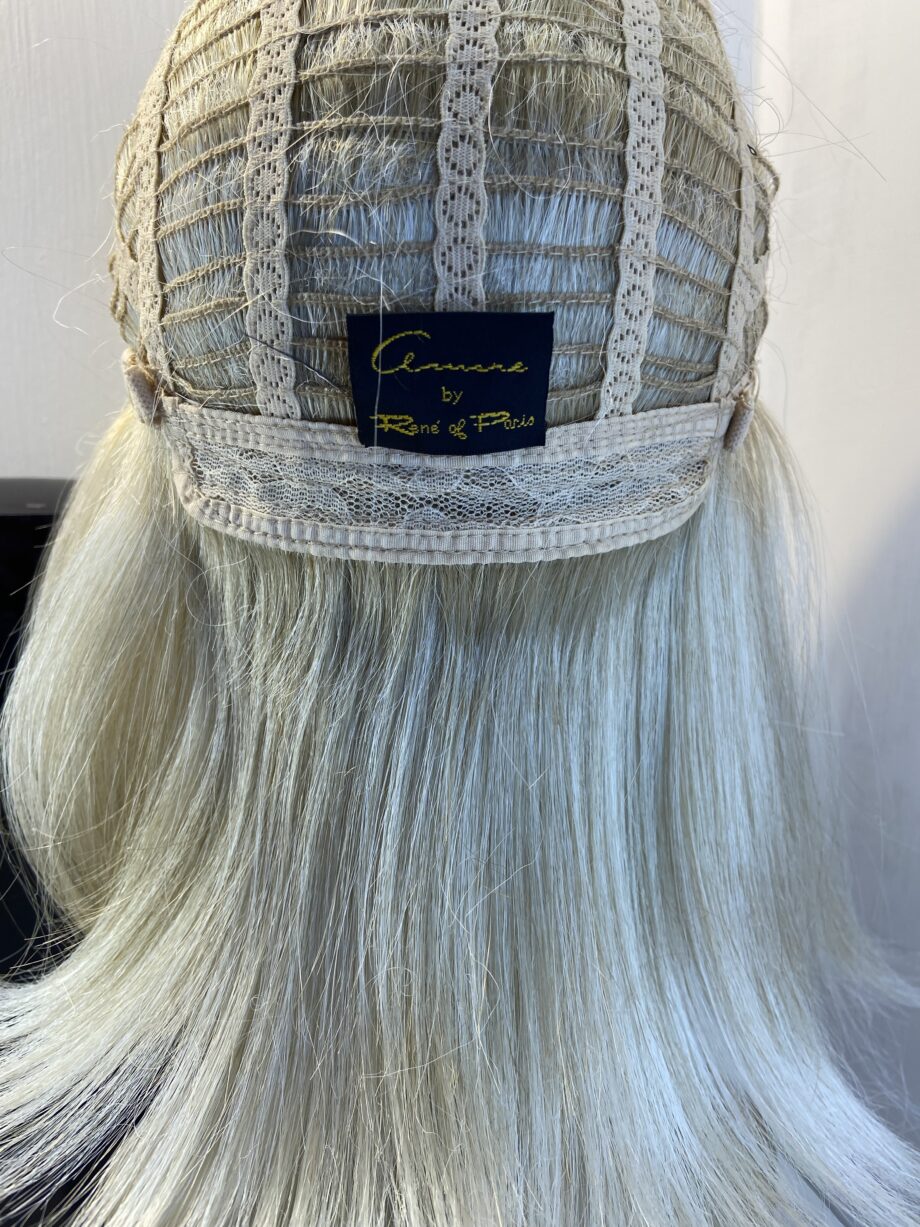 Light blonde as new Rene of Paris wig. Bblls456