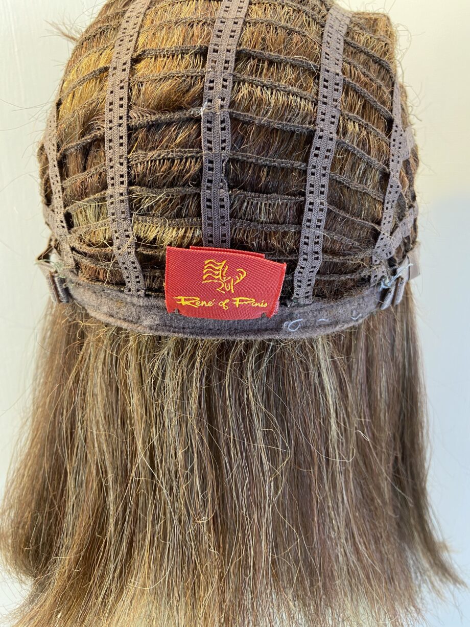 Long brown Rene of Paris wig. Brls26