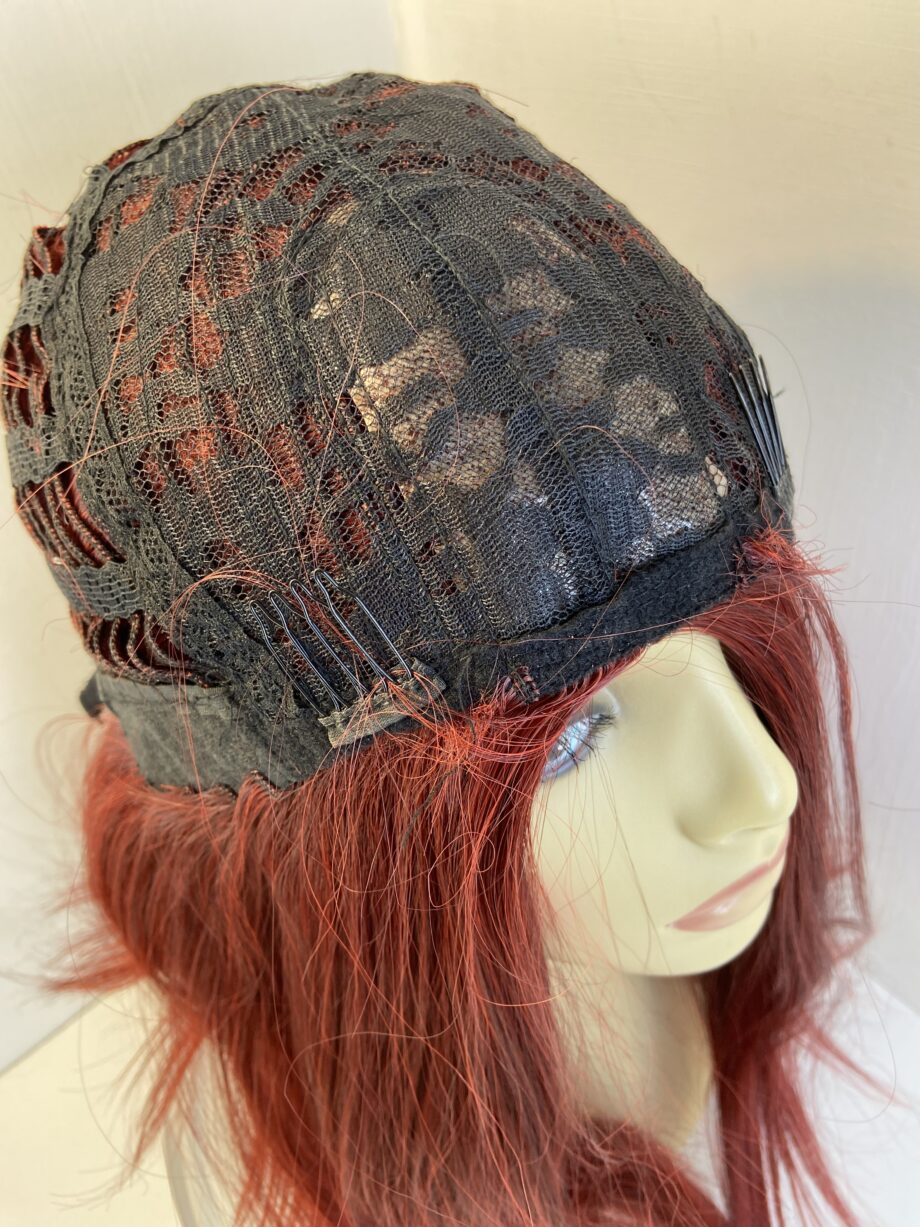 New long red wig. Rls302