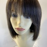 Shiny dark brown wig. Brms45