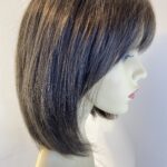 Shiny dark brown wig. Brms45