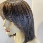 Shiny dark brown wig. Brms45
