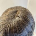 Shiny dark brown wig. Brms45