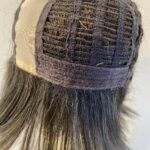 Shiny dark brown wig. Brms45