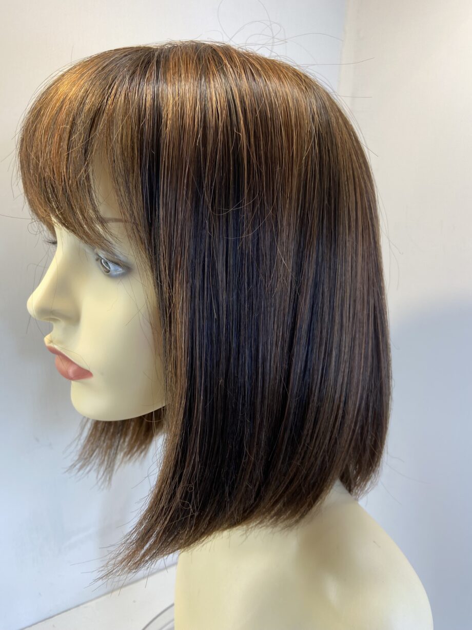 Reddish brown long wig. Brms727
