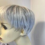 New white petite designer wig. Wgss446