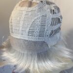 New white petite designer wig. Wgss446