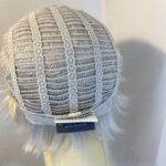 New white petite designer wig. Wgss446