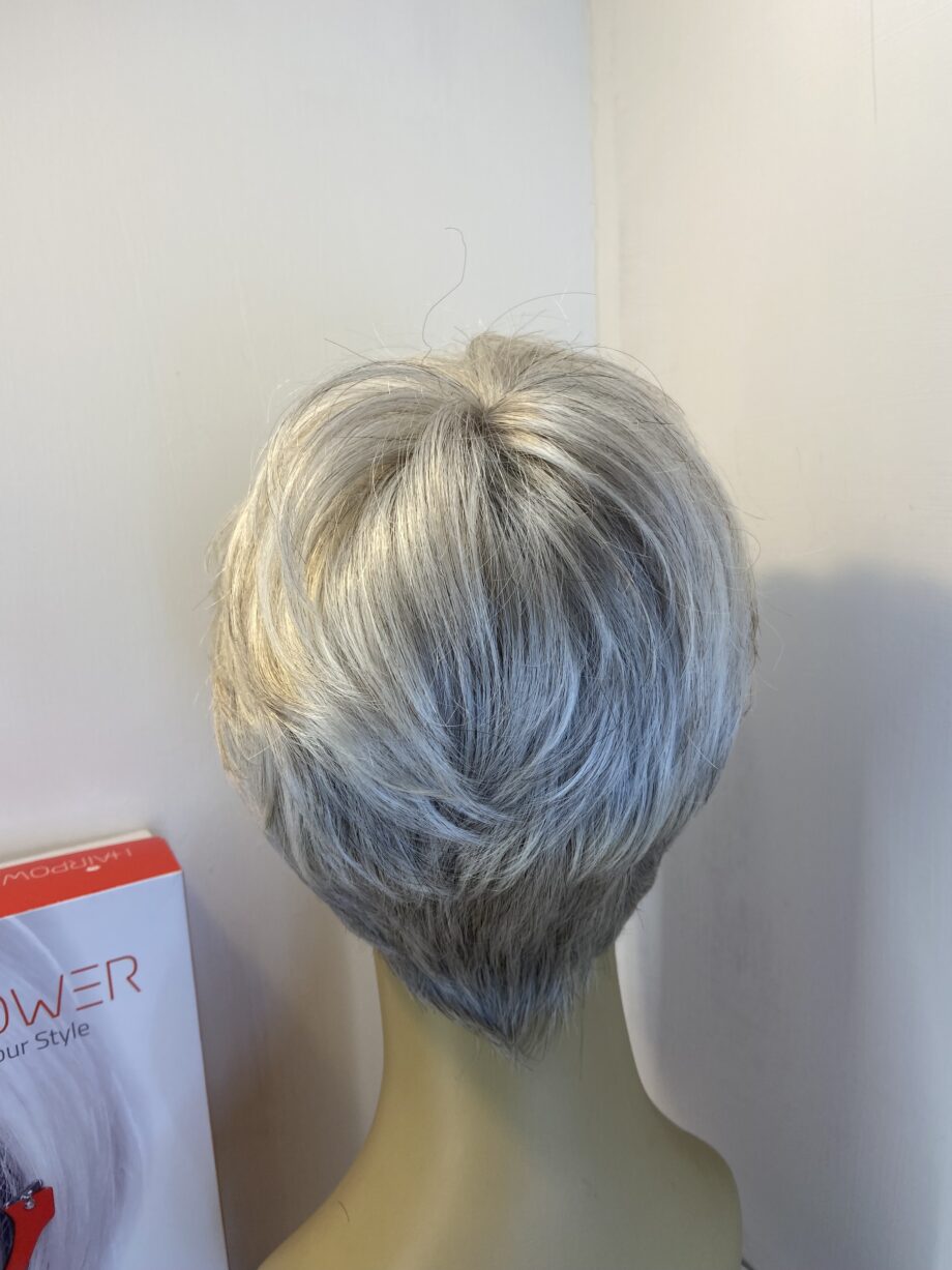 New boxed silver mix grey wig. Bgss447