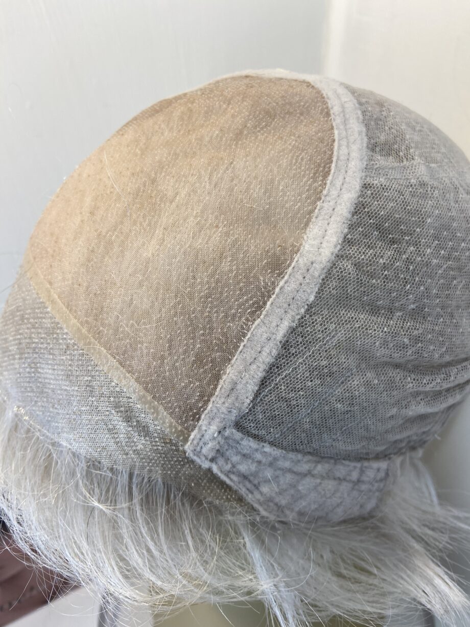 Silver white Ellie Willie soft cap wig. Bgss449