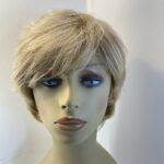 Blonde stylish designer wig. Natural image. Blsw508