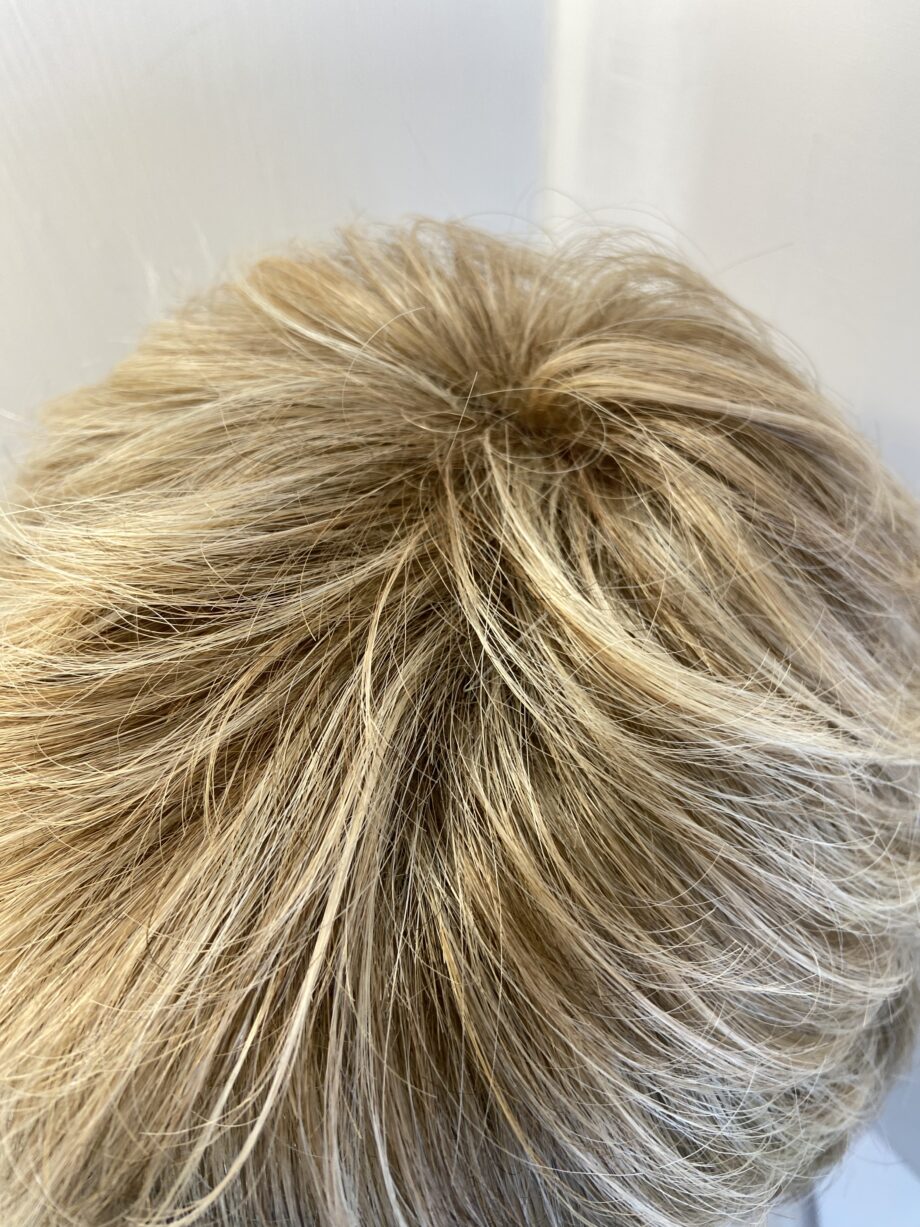 Blonde stylish designer wig. Natural image. Blsw508
