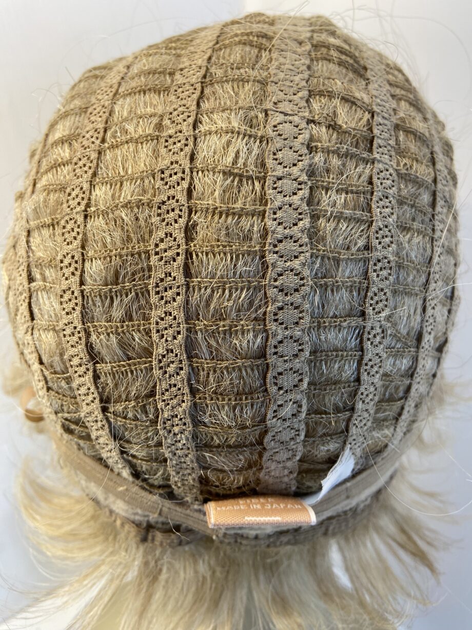 Blonde stylish designer wig. Natural image. Blsw508
