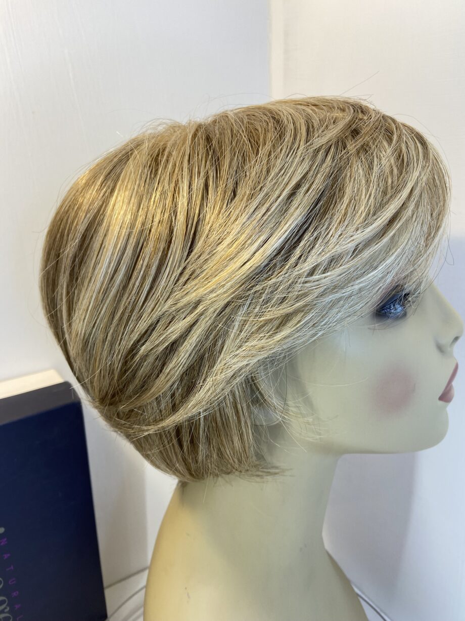Blonde natural image soft cap design wig. Bblss453