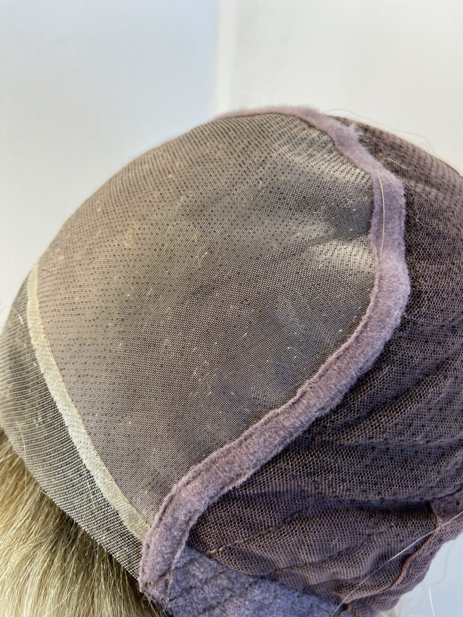 Blonde rooted soft cap Jon Renau wig. Blms303