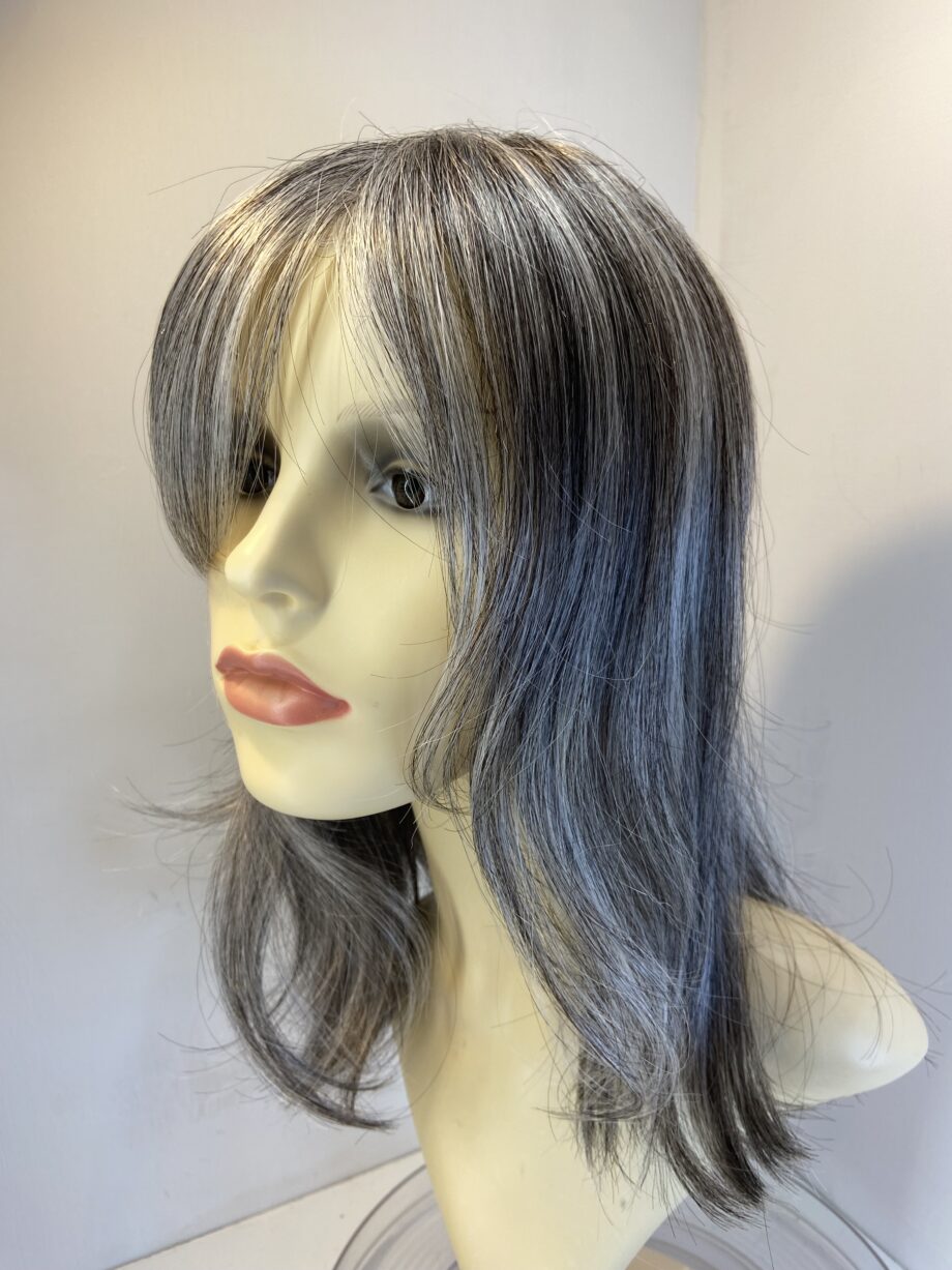 Long grey hair piece. Gls29