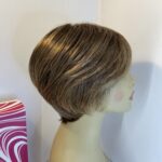 Dimples brown boxed wig. Bbrls445