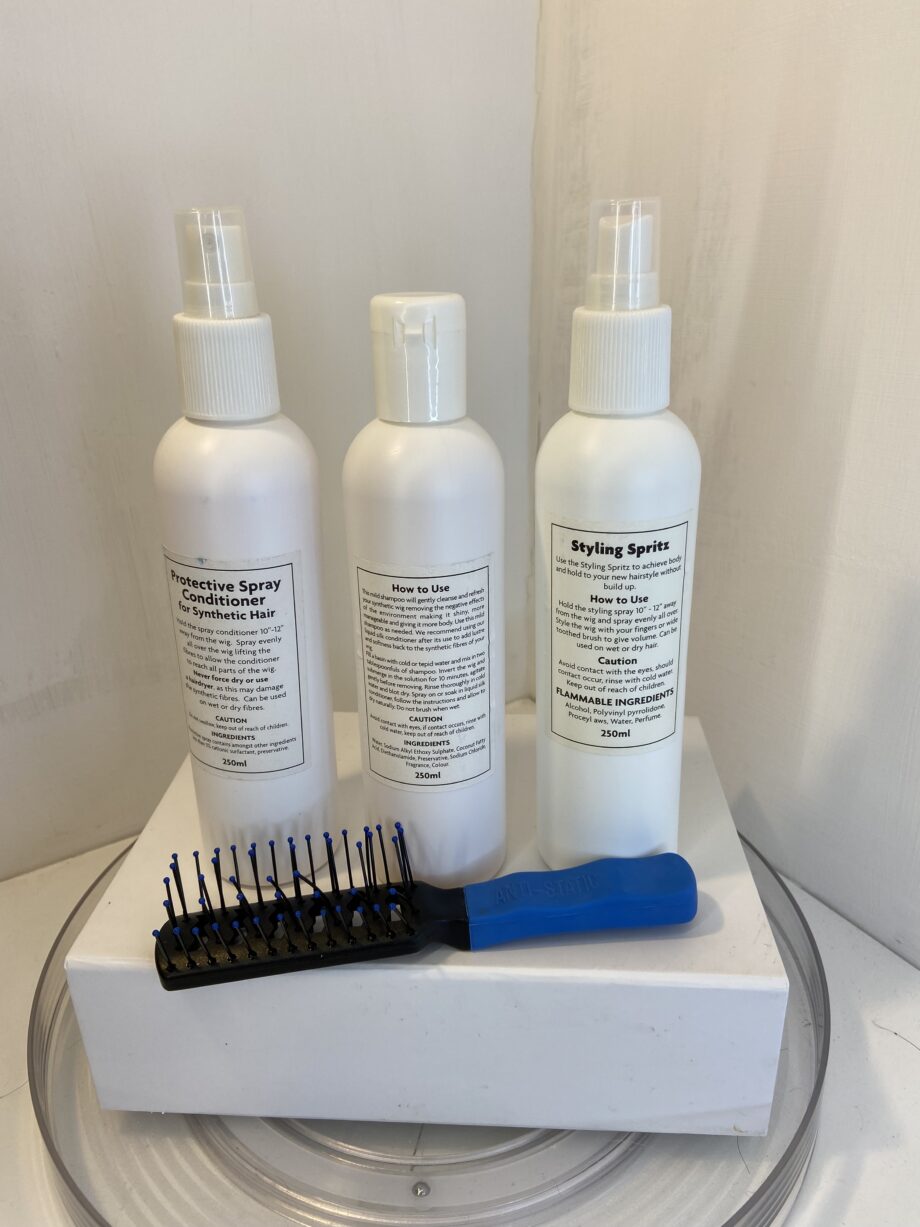 Wig care products. 99