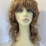 Long Sandy blonde large cap curly wig. Bllw207