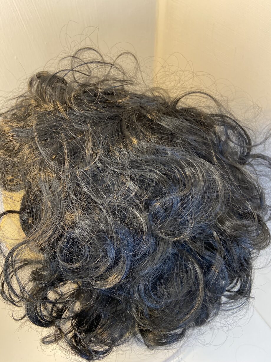Black curly long wig bllc306
