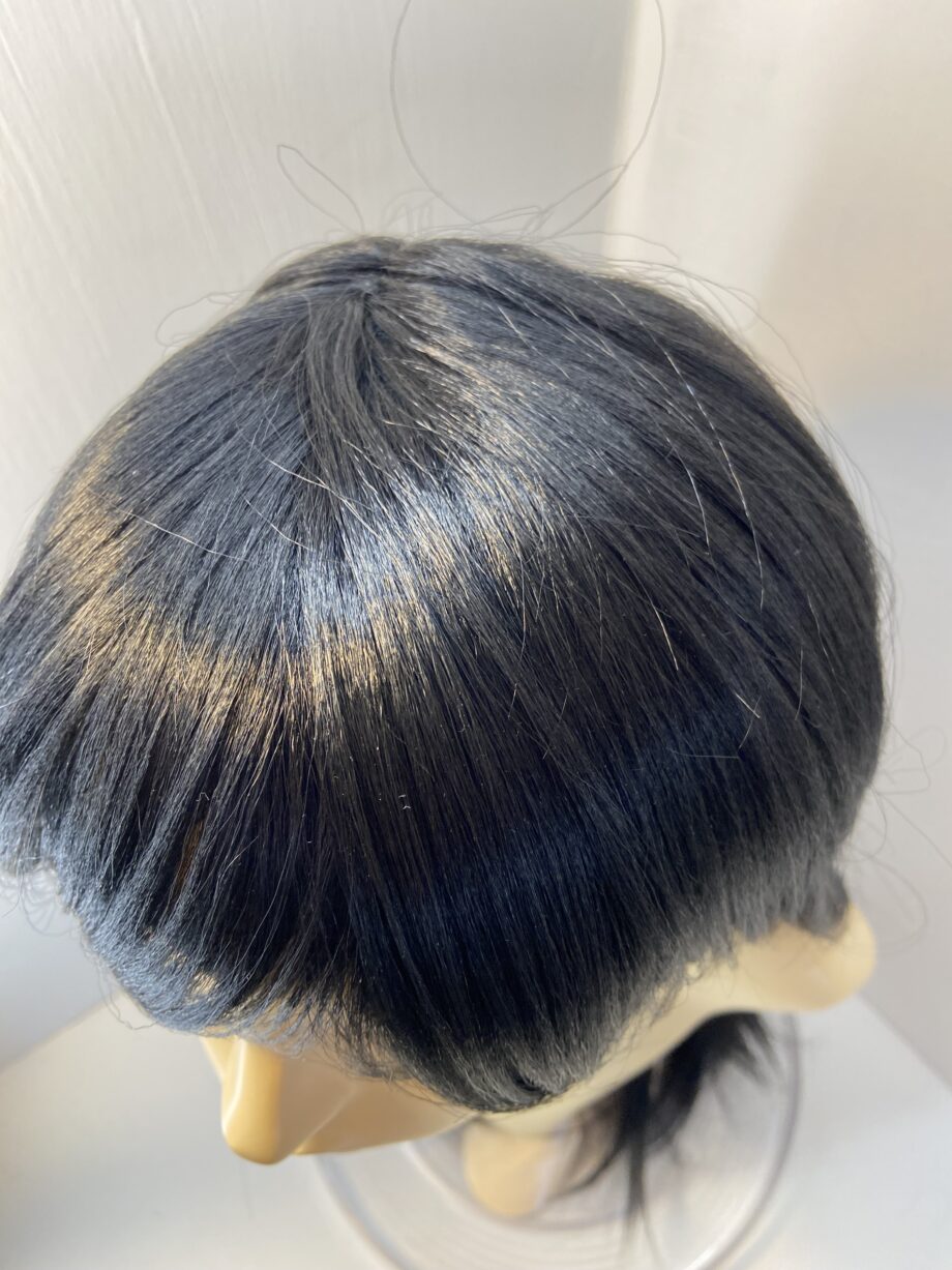 Long black new wig. Bblls410