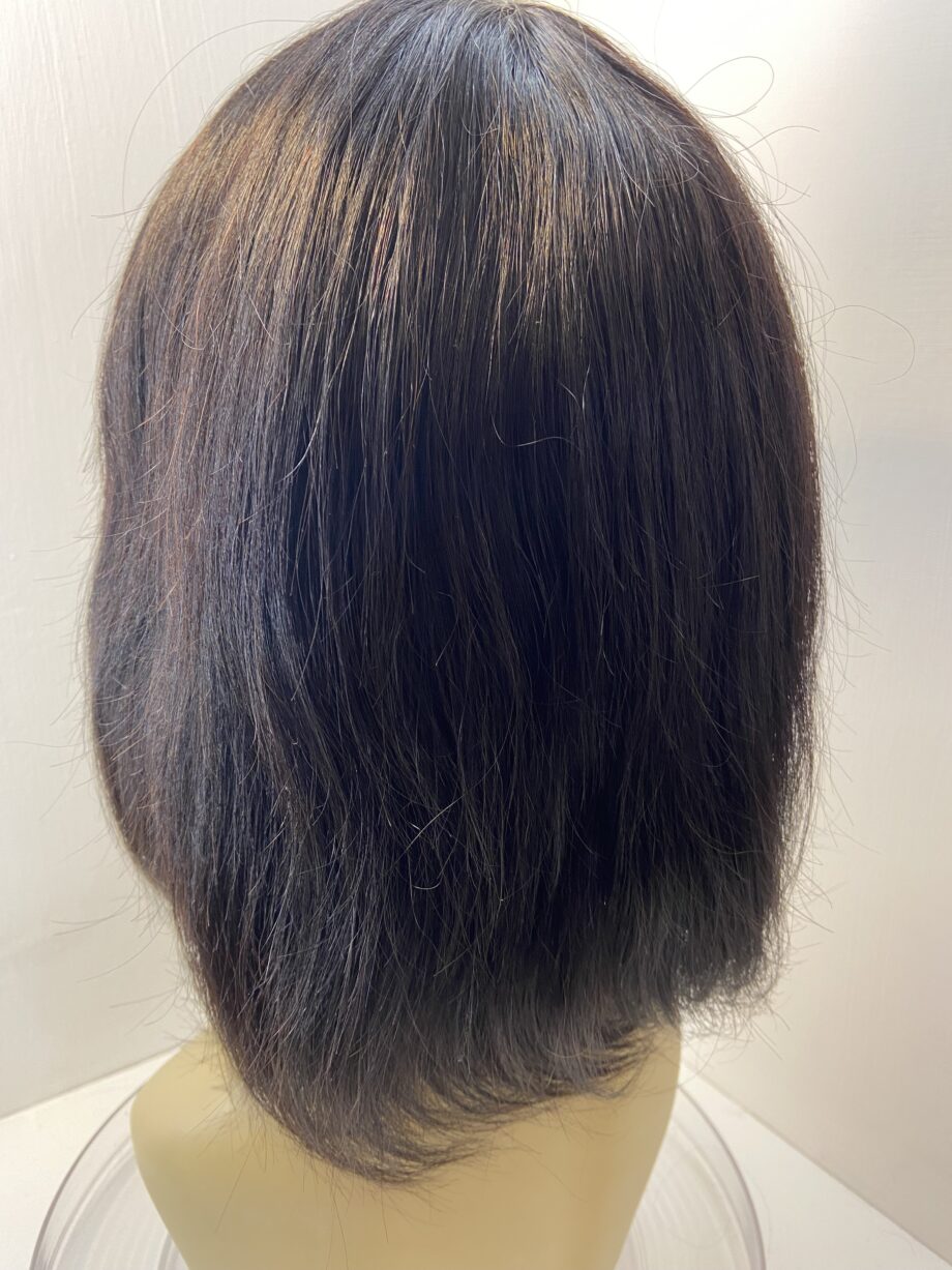 New black mid length wig. Blms411