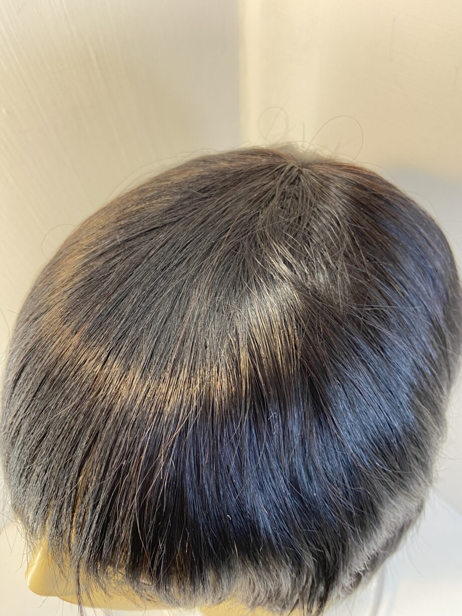 New black mid length wig. Blms411