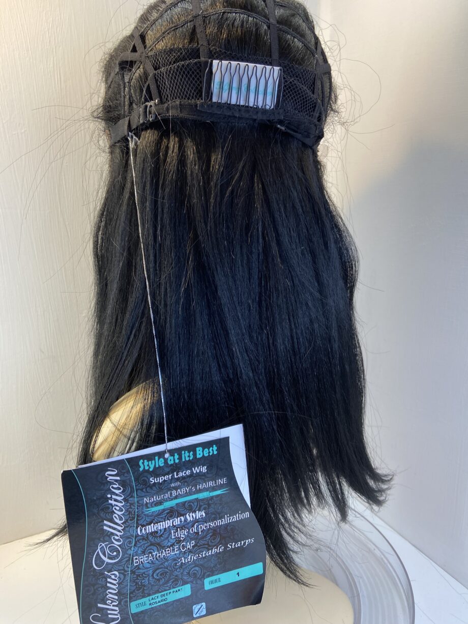 New long black wig. Blls414