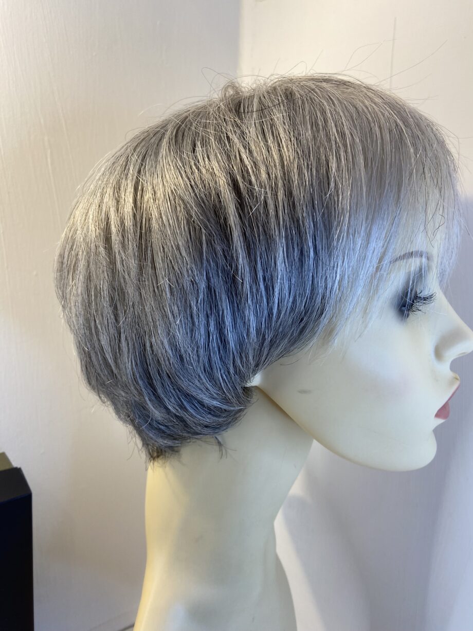 Silver grey boxed wig. Bgss460