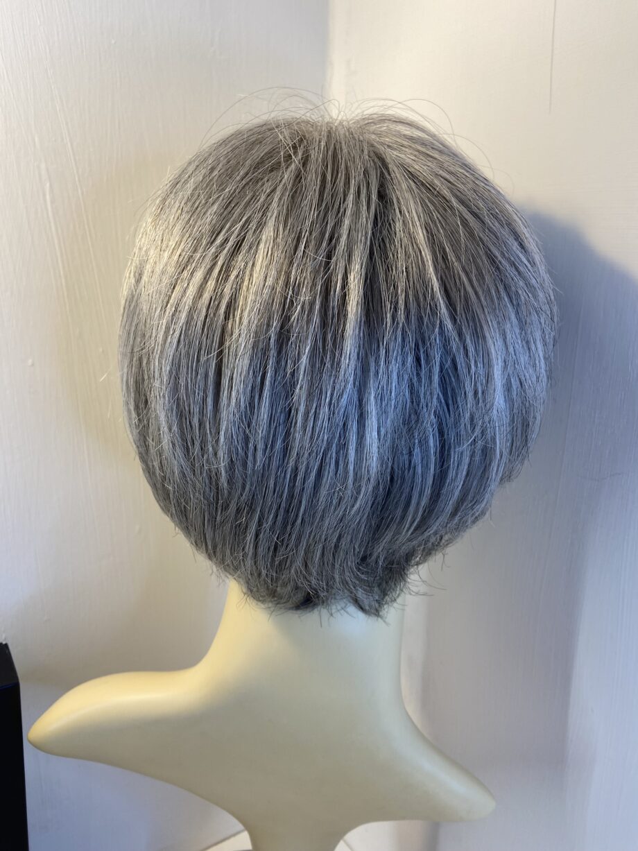 Silver grey boxed wig. Bgss460