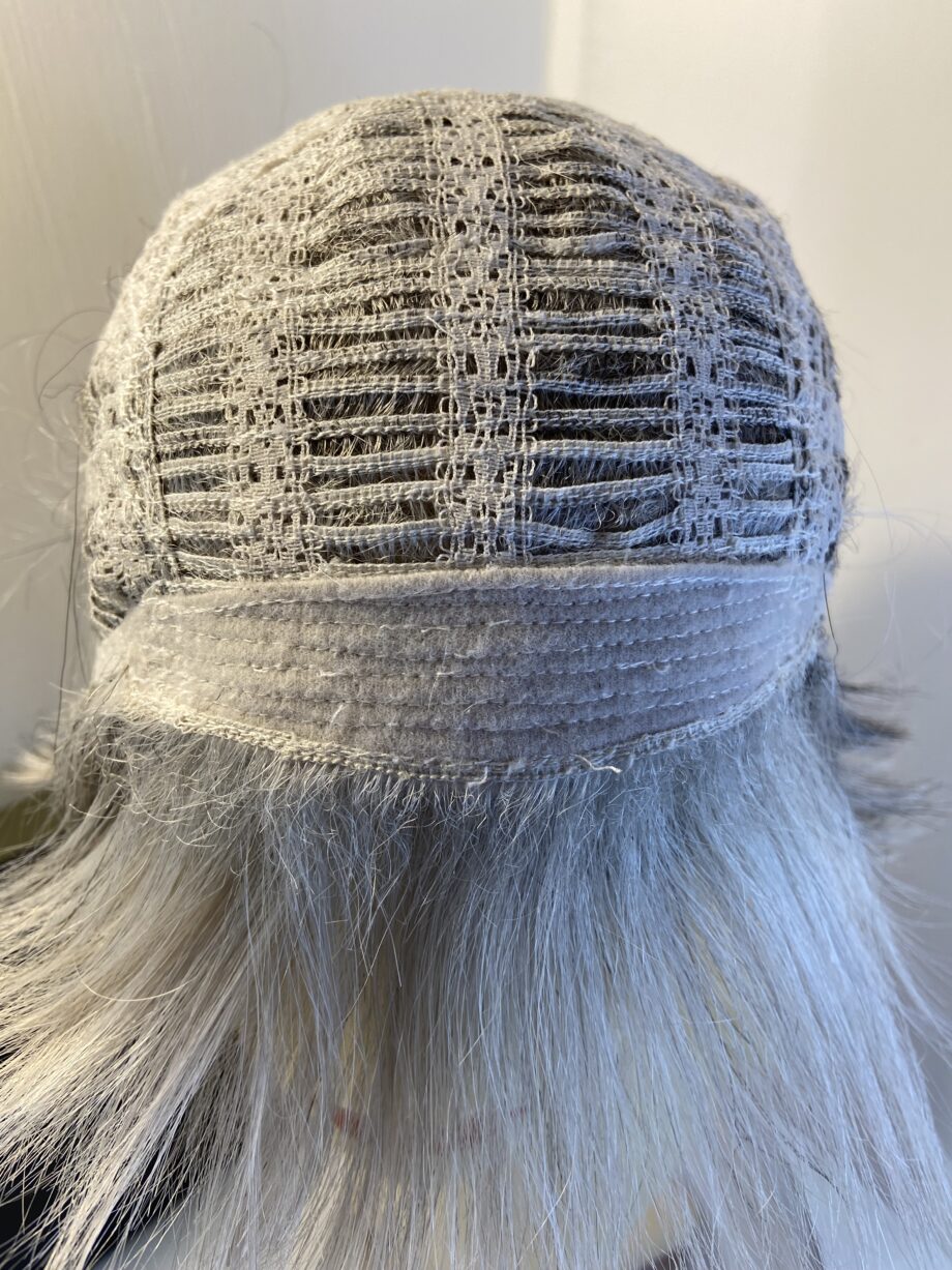 Silver grey boxed wig. Bgss460