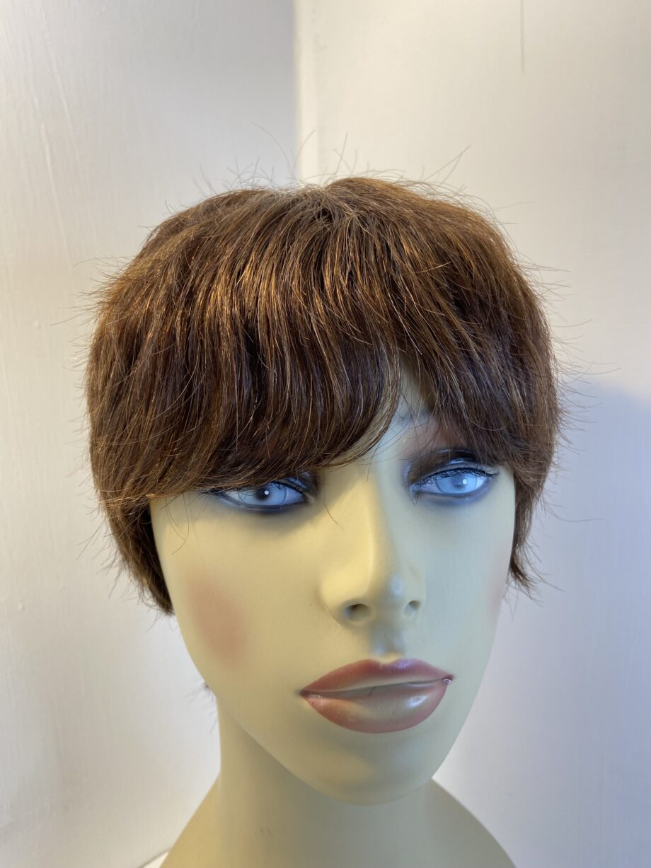 Auburn human hair wig. Brsw809