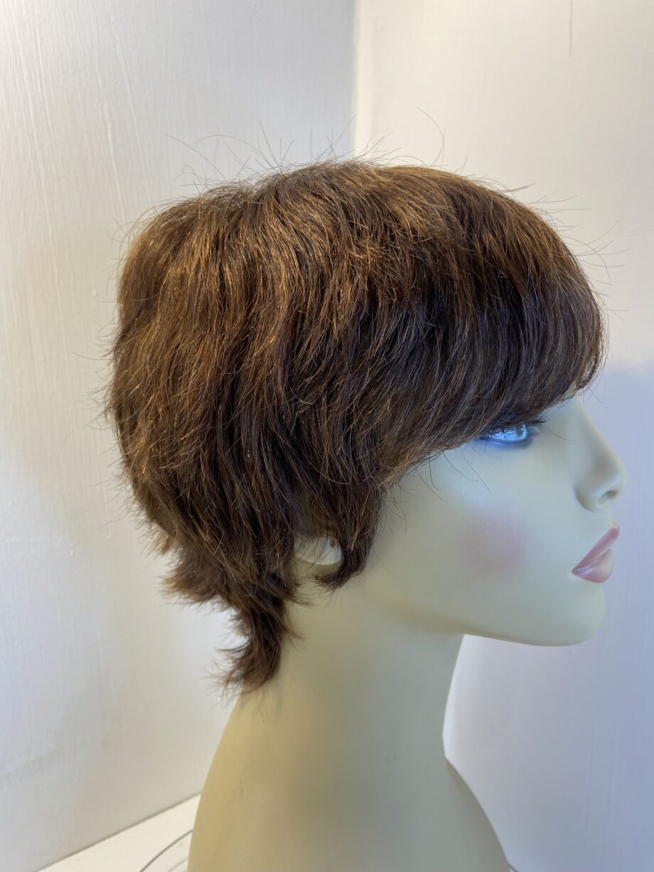 Auburn human hair wig. Brsw809