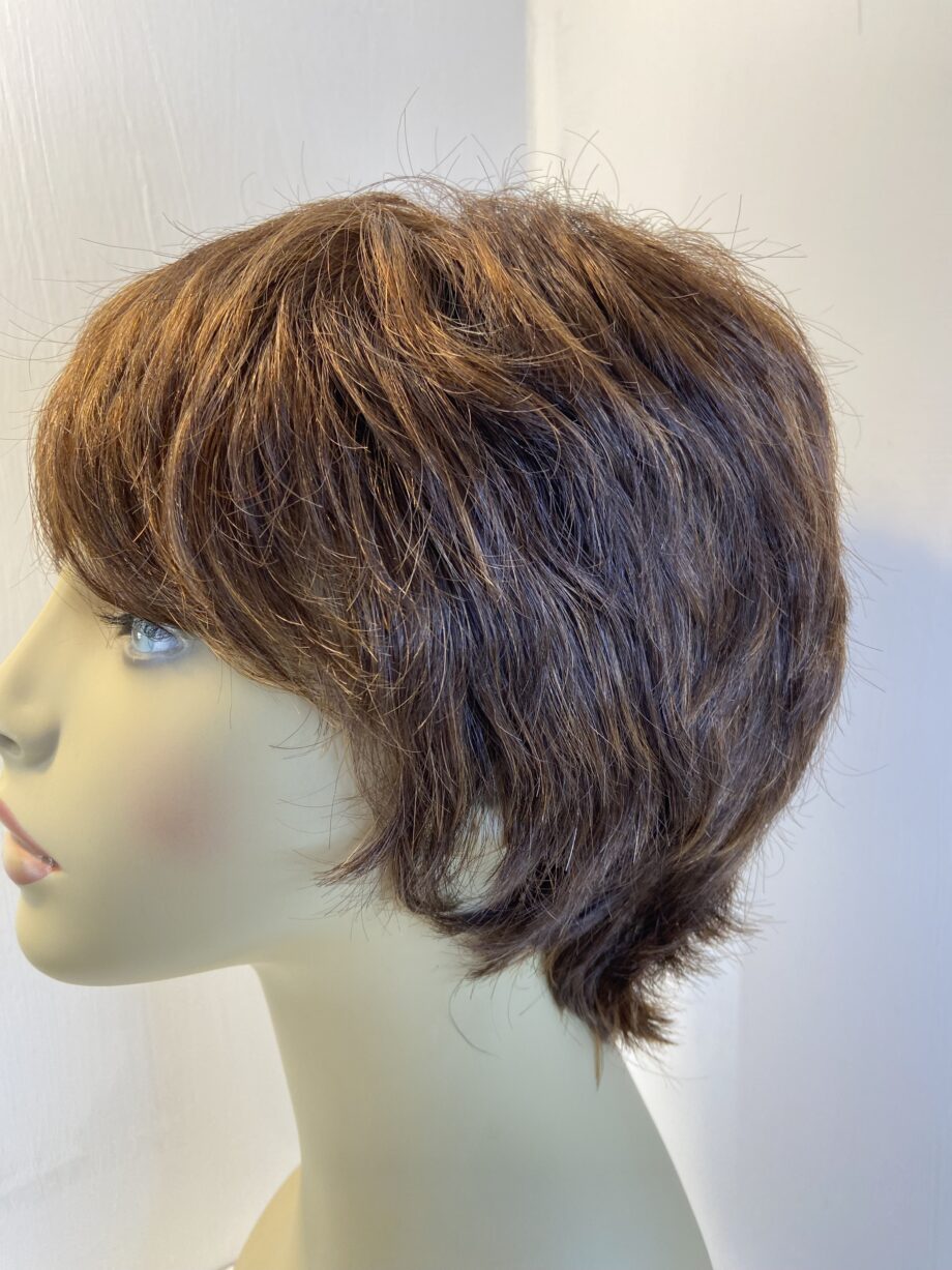 Auburn human hair wig. Brsw809