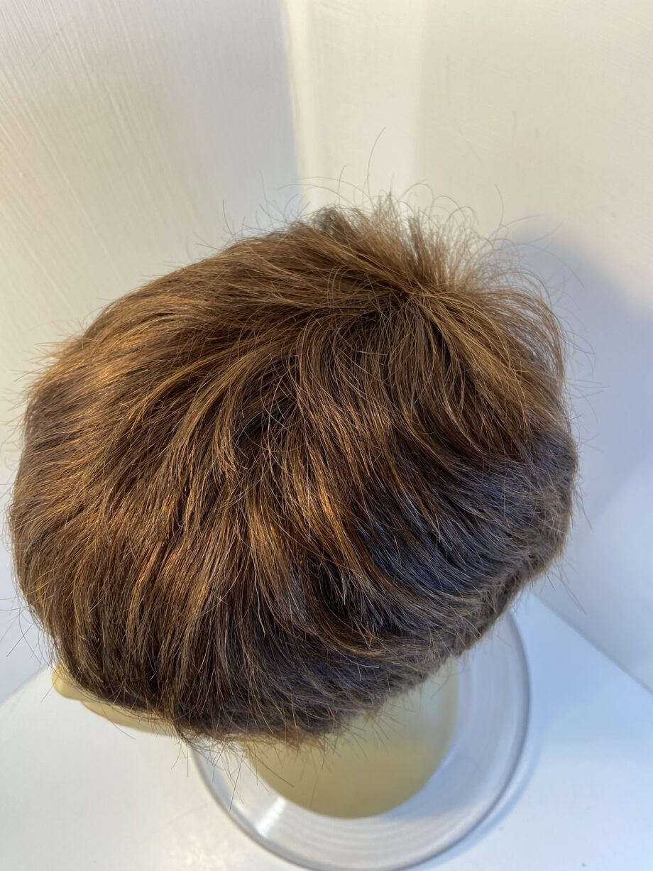 Auburn human hair wig. Brsw809