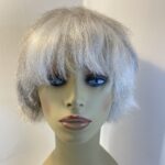 Human hair silver grey. Gss810