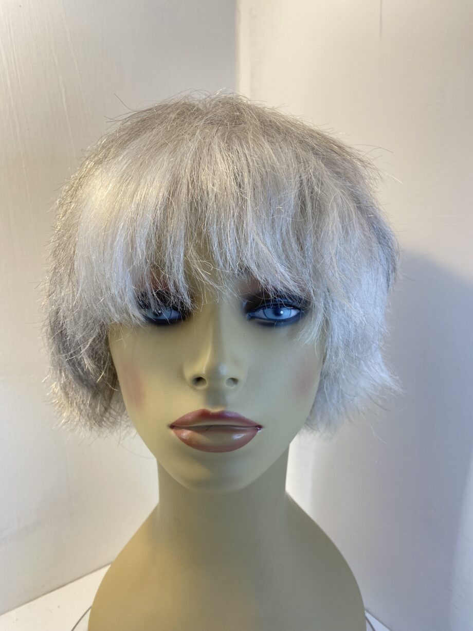 Human hair silver grey. Gss810